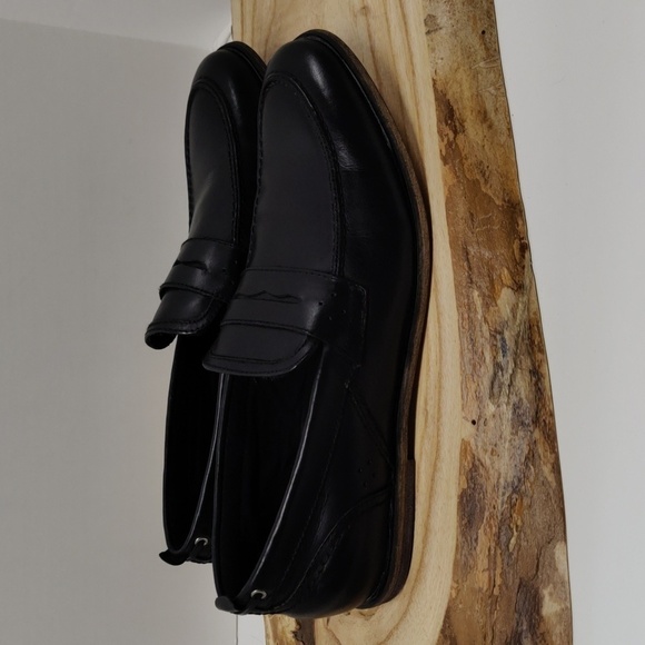 Stacy Adams Men's Black Leather Loafers, Size 10.5 M - Picture 3 of 11